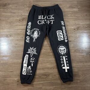 Blackcraft Cult "DIY" Joggers Unisex Men's Medium Goth Halloween Satanic